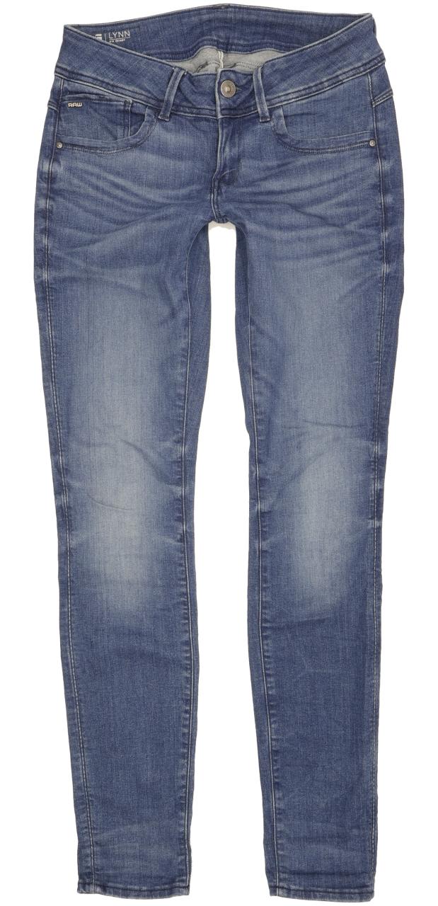 G-Star Lynn Women Blue Skinny Slim Stretch Jeans W29 L32