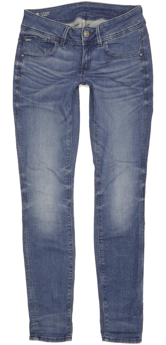 G-Star Lynn Women Blue Skinny Slim Stretch Jeans W29 L32