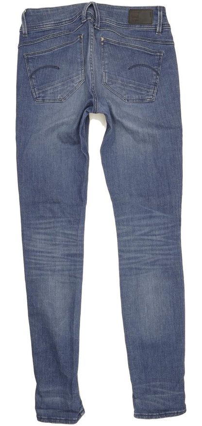 G-Star Lynn Women Blue Skinny Slim Stretch Jeans W29 L32