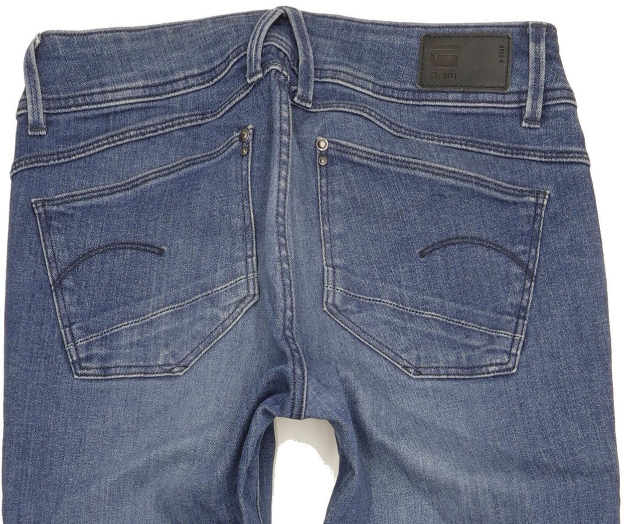 G-Star Lynn Women Blue Skinny Slim Stretch Jeans W29 L32
