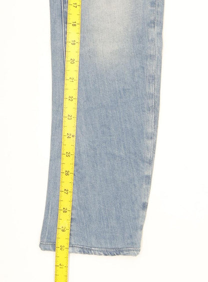 G-Star Low T Women Blue Skinny Slim Stretch Jeans W25 L30
