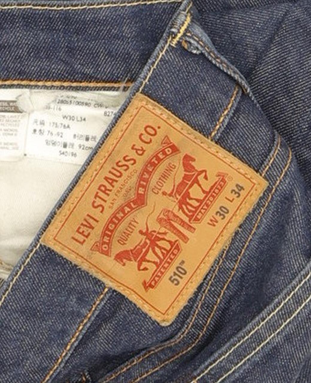 Levi's 510 Men Blue Skinny Slim Stretch Jeans W30 L34