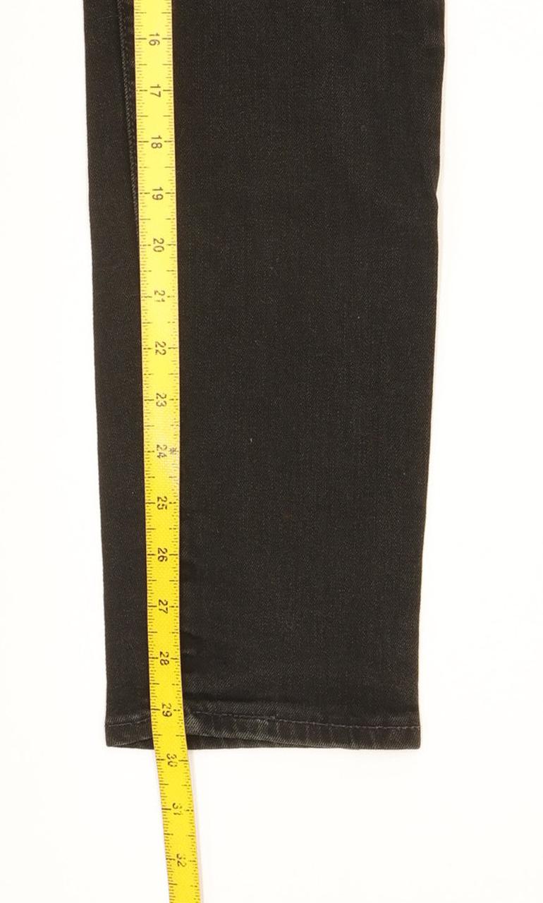 Levi's 512 Men Black Tapered Slim Stretch Jeans W32 L30