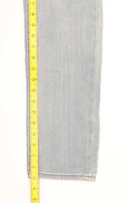 Levi's 712 Women Blue Straight Slim Stretch Jeans W28 L33