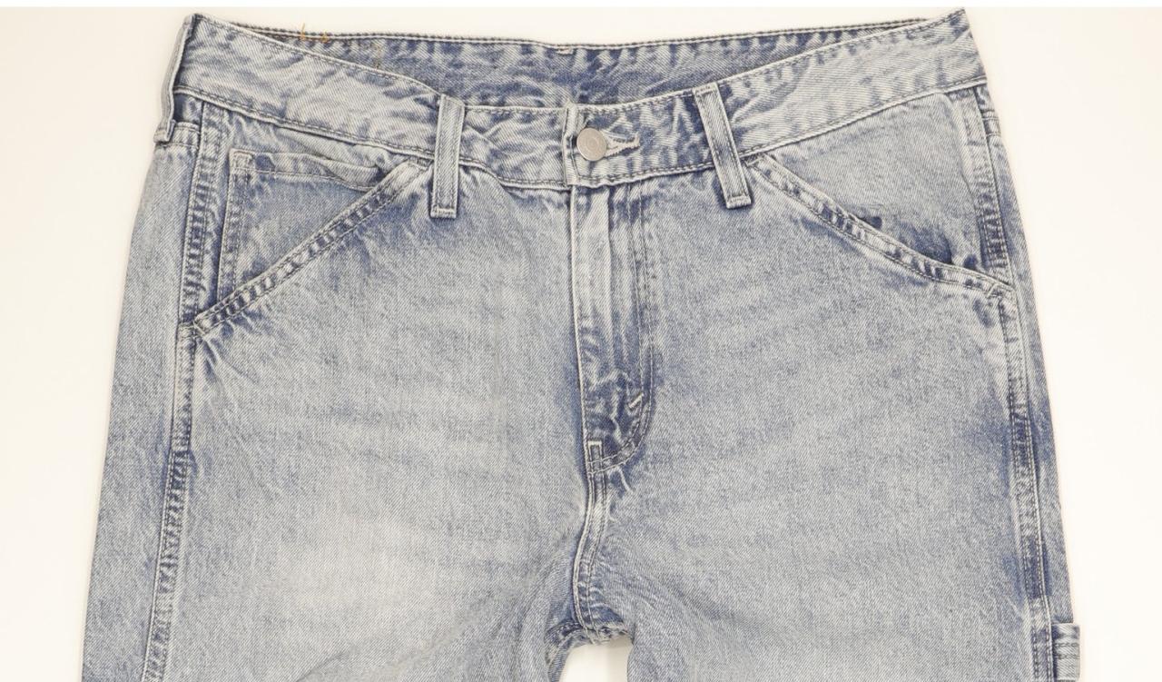 Levi's Men Blue Straight Loose Stretch Jeans W32 L25