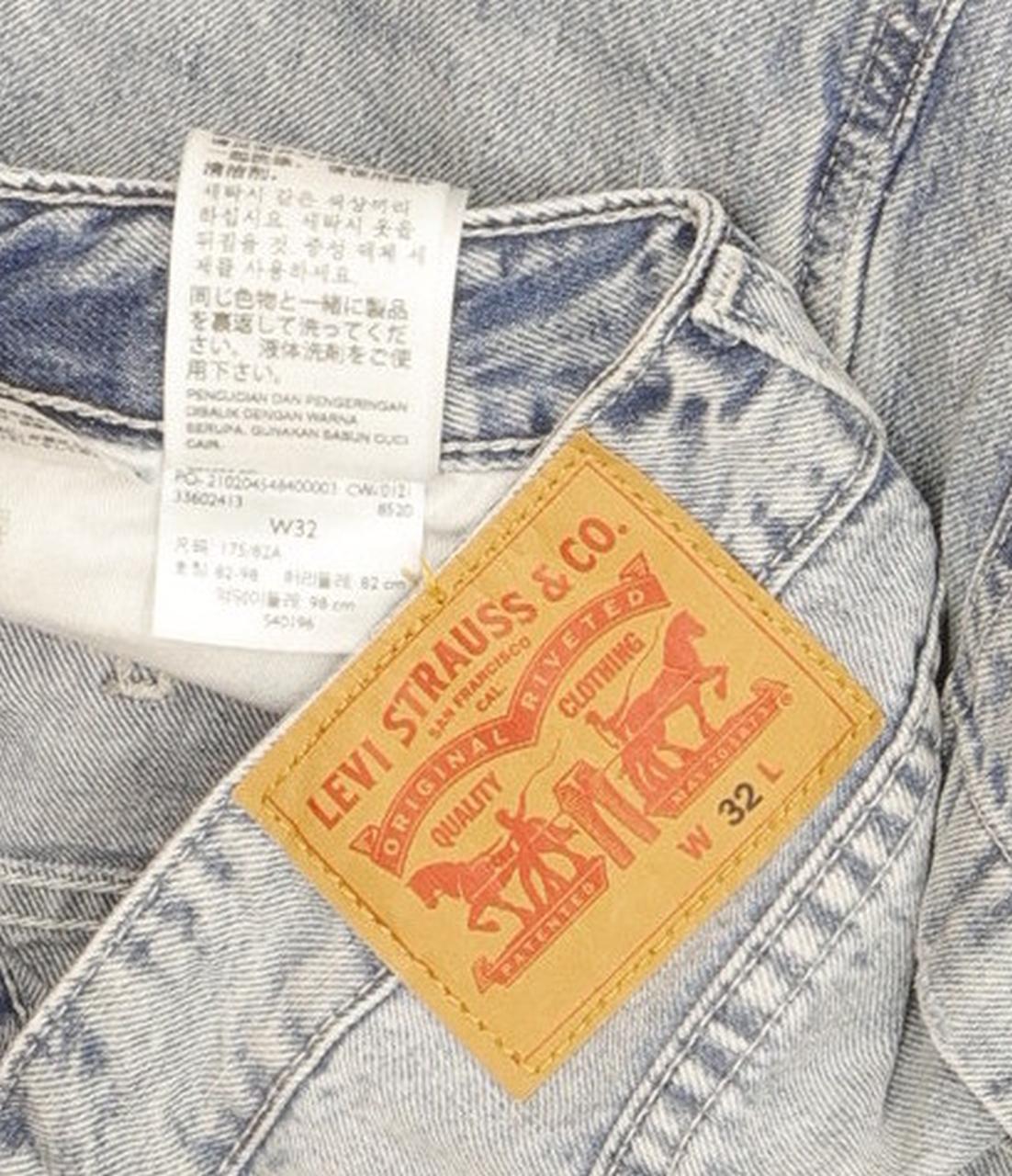 Levi's Men Blue Straight Loose Stretch Jeans W32 L25