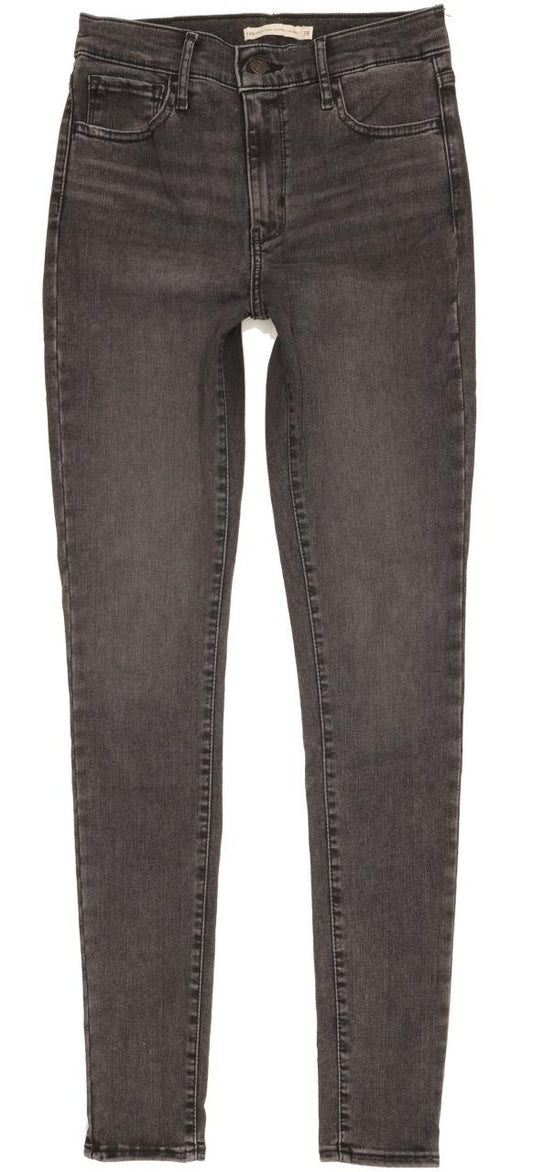 Levi's 720 Charcoal Skinny Slim Stretch Jeans W28 L32