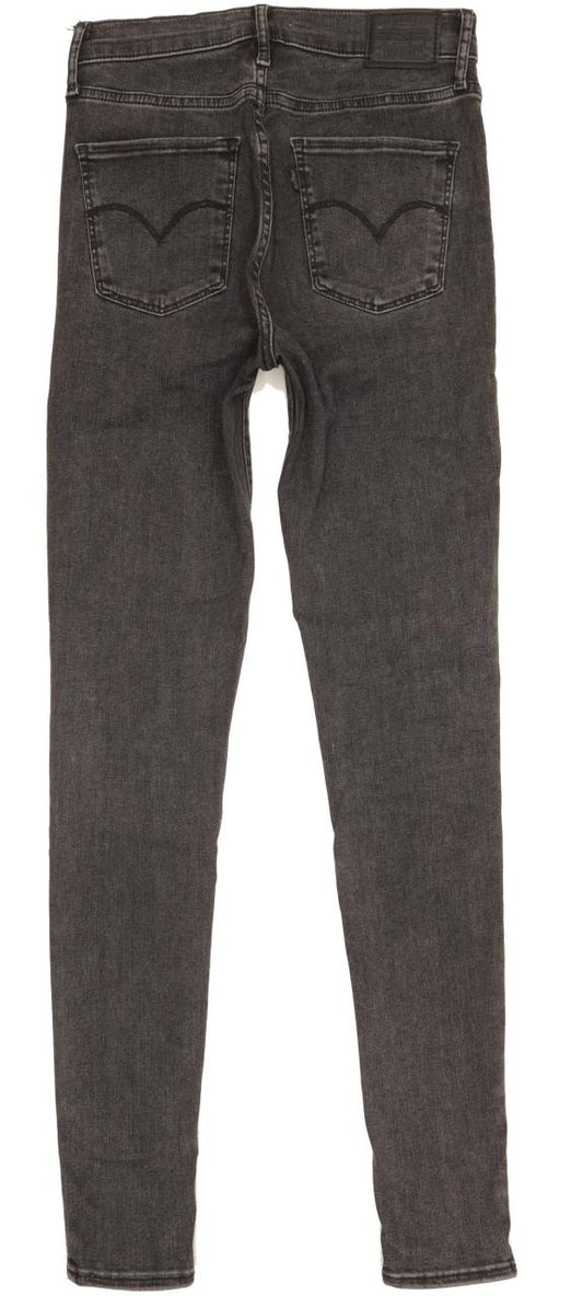 Levi's 720 Charcoal Skinny Slim Stretch Jeans W28 L32