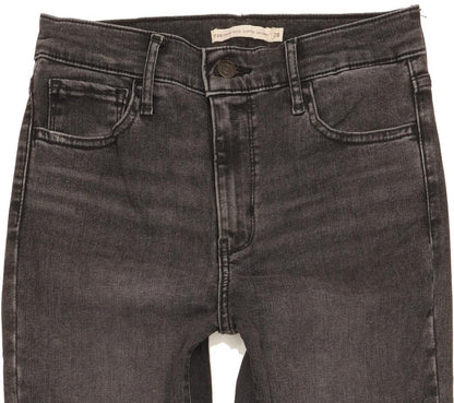 Levi's 720 Charcoal Skinny Slim Stretch Jeans W28 L32