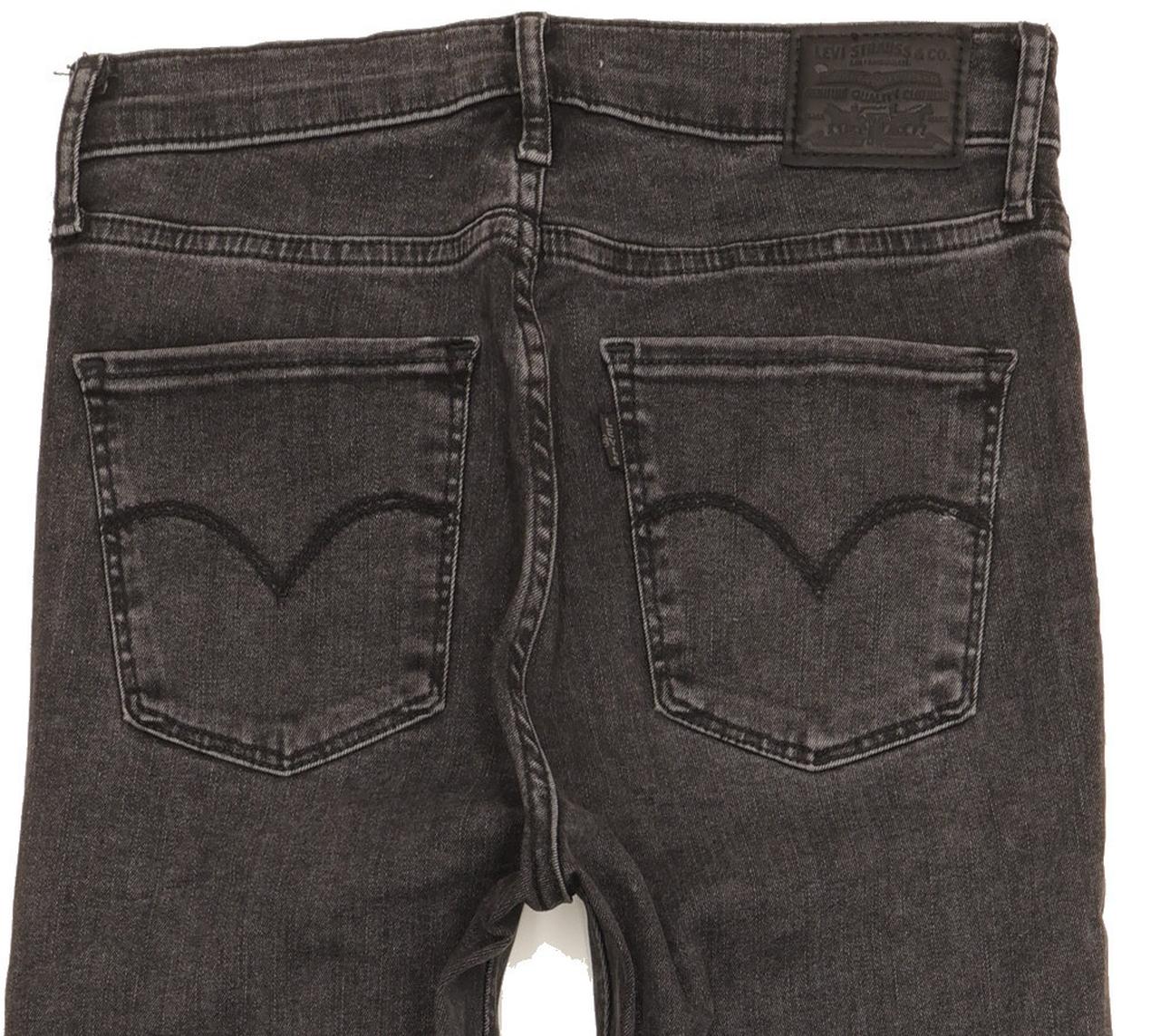 Levi's 720 Charcoal Skinny Slim Stretch Jeans W28 L32