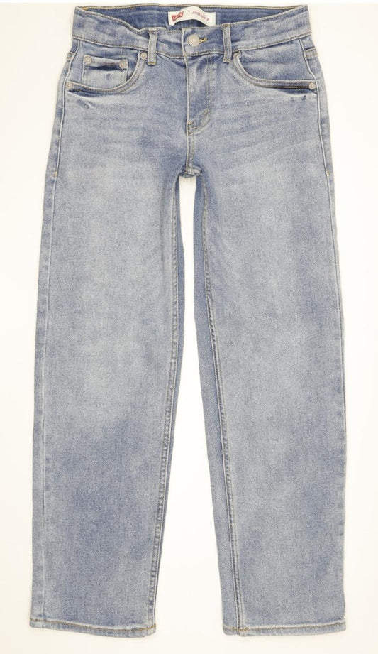 Levi's Kids Blue Tapered Loose Stretch Jeans W26 L27