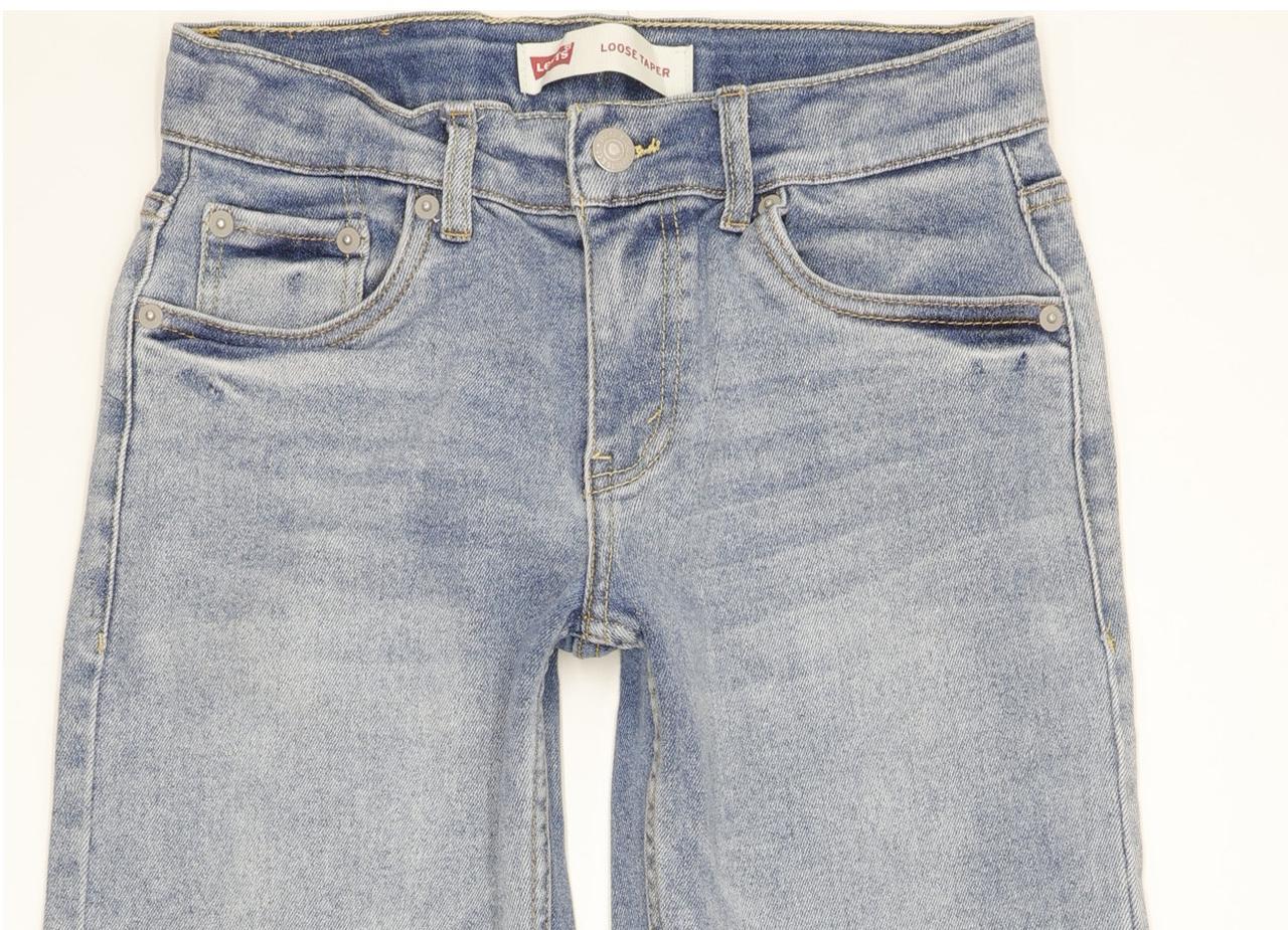 Levi's Kids Blue Tapered Loose Stretch Jeans W26 L27