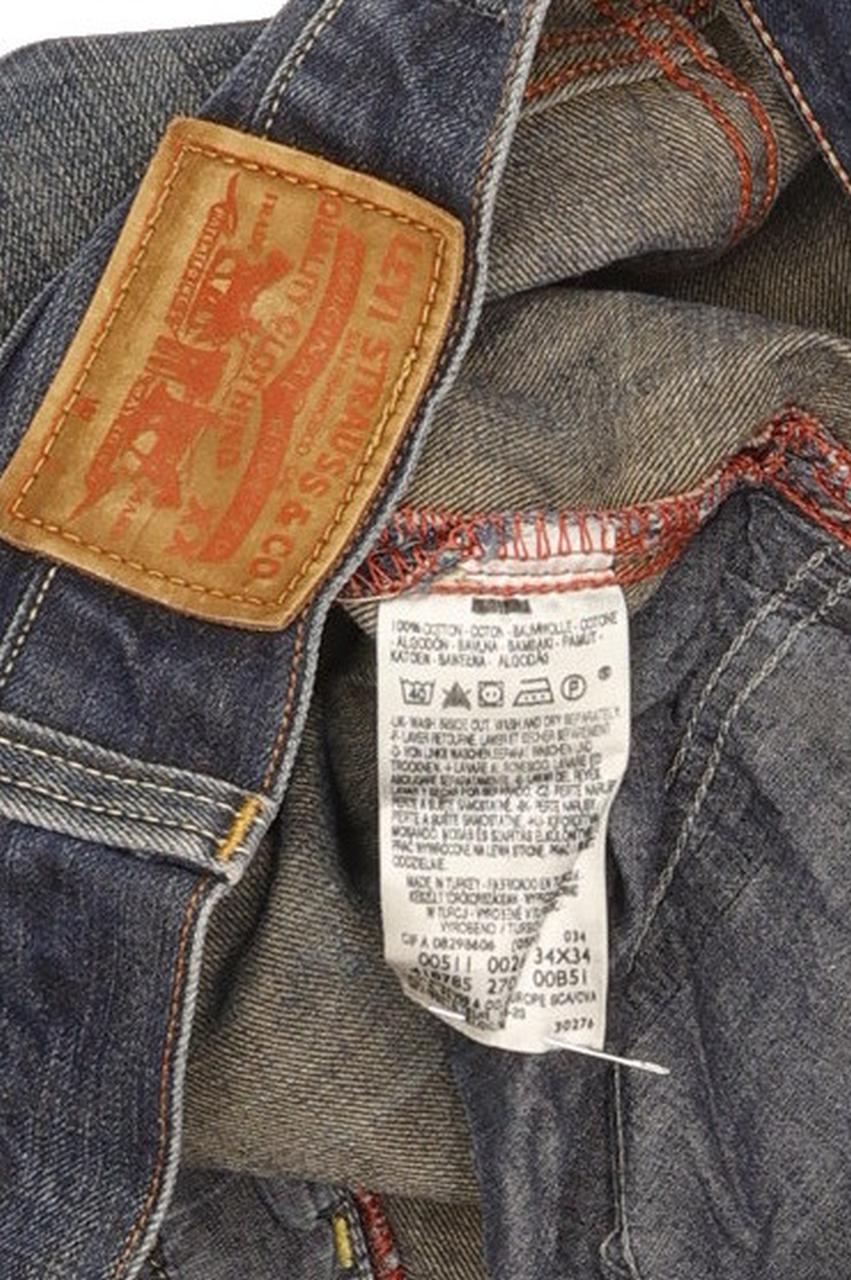 Levi's 511 Men Blue Straight Slim Jeans W33 L32