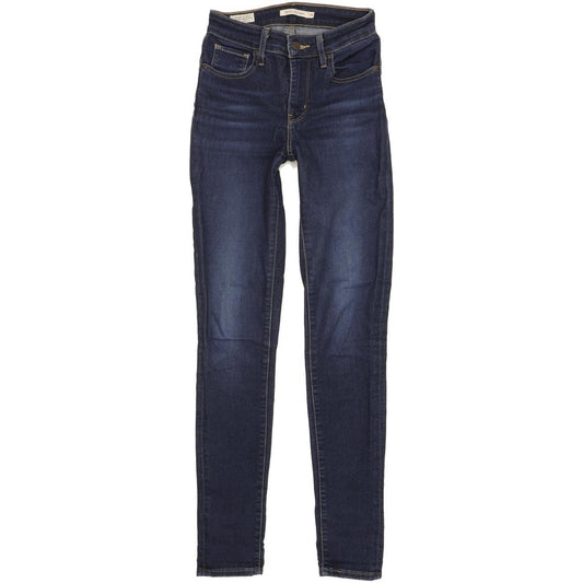 Levi's 712 Women Blue Skinny Slim Stretch Jeans W24 L32