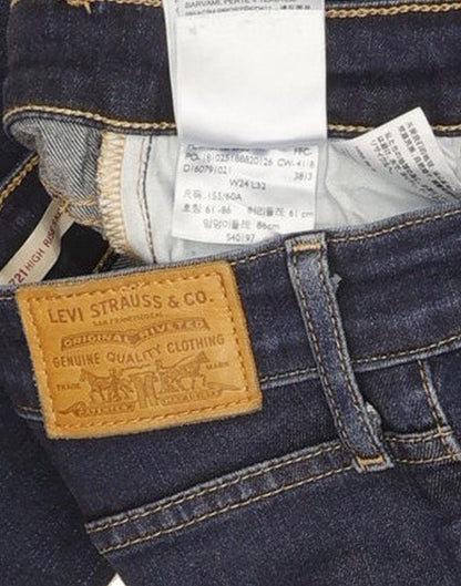 Levi's 712 Women Blue Skinny Slim Stretch Jeans W24 L32