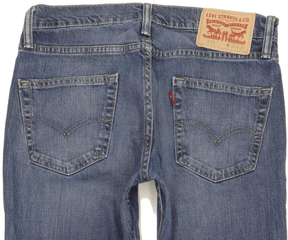 Levi's 511 Men Blue Straight Slim Stretch Jeans W30 L29
