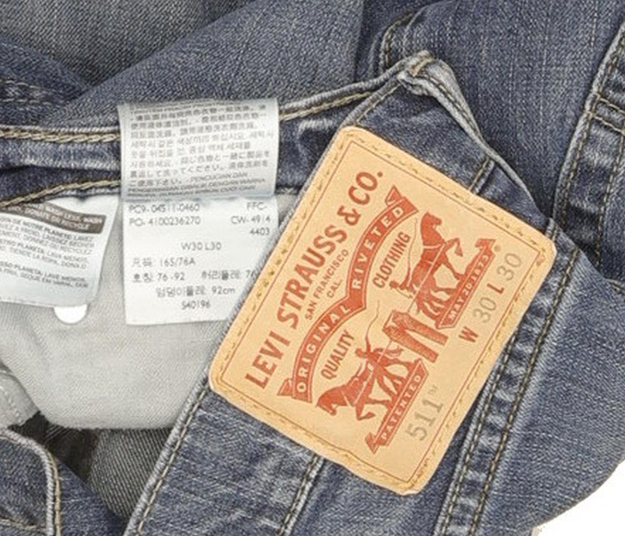 Levi's 511 Men Blue Straight Slim Stretch Jeans W30 L29