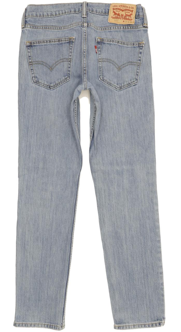 Levi's 511 Men Blue Straight Slim Stretch Jeans W29 L29