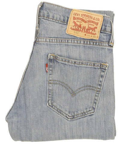 Levi's 511 Men Blue Straight Slim Stretch Jeans W29 L29