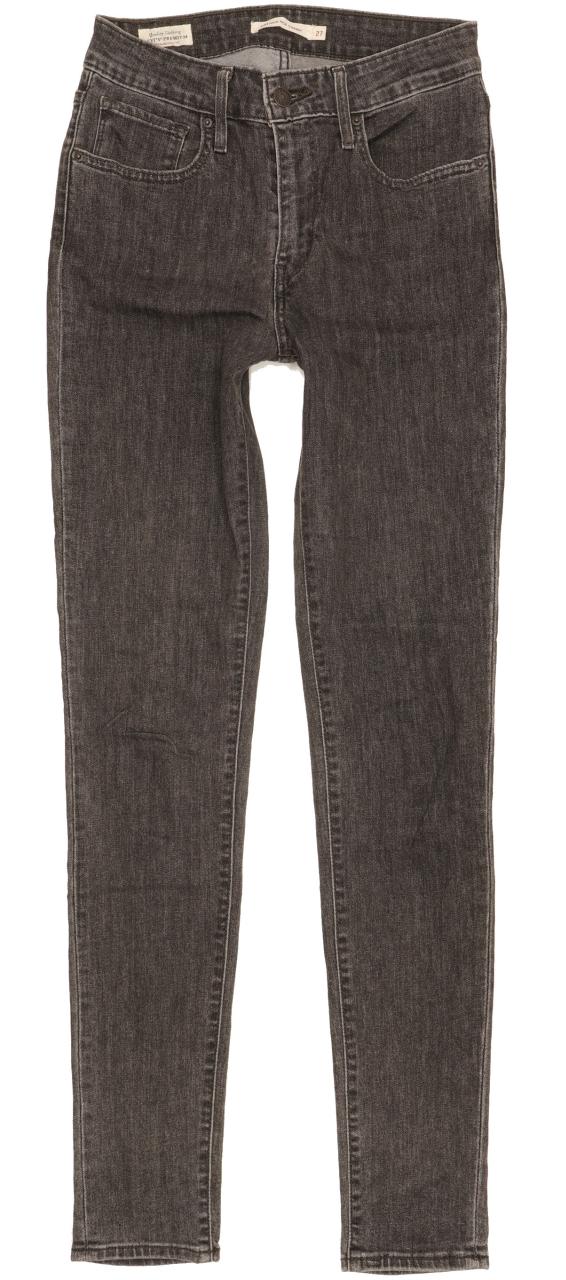 Levi's 721 Women Black Skinny Slim Stretch Jeans W27 L32