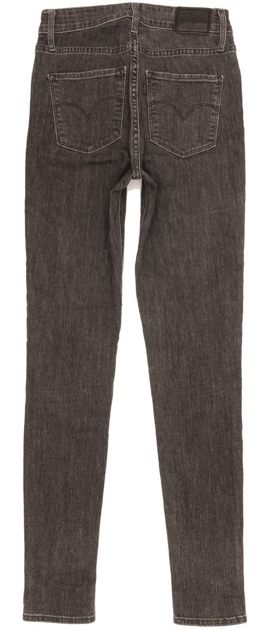 Levi's 721 Women Black Skinny Slim Stretch Jeans W27 L32