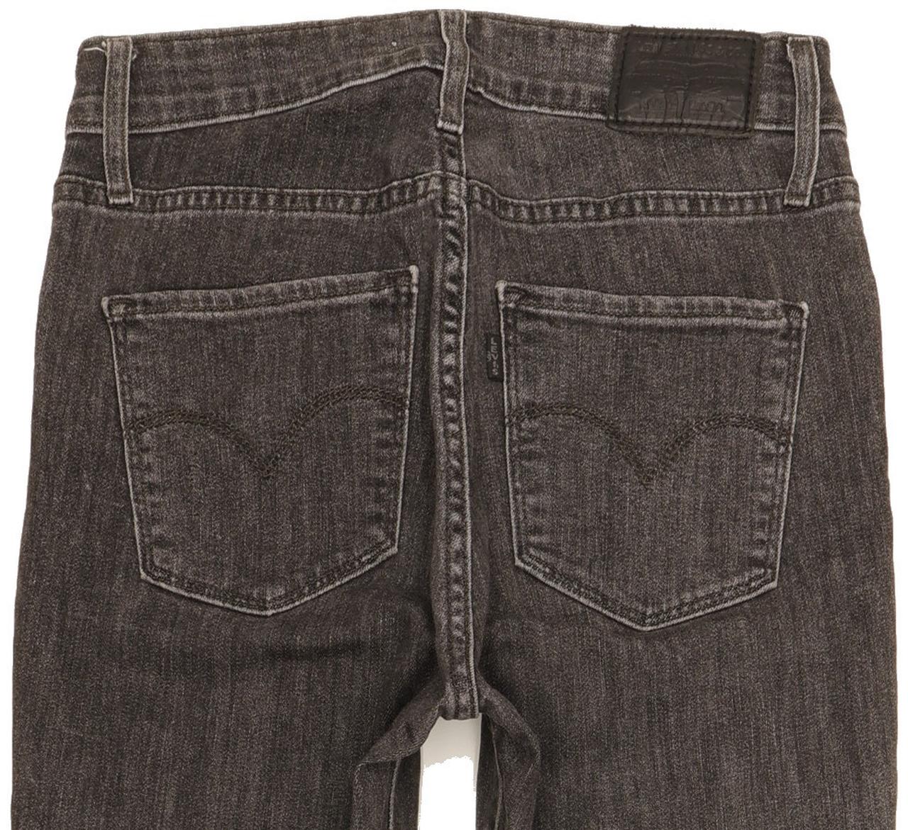 Levi's 721 Women Black Skinny Slim Stretch Jeans W27 L32