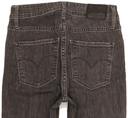 Levi's 721 Women Black Skinny Slim Stretch Jeans W27 L32