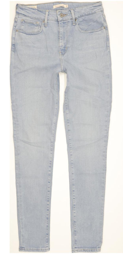 Levi's 721 Blue Skinny Slim Stretch Jeans High Waisted W28 L30