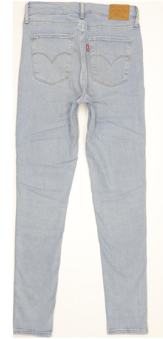 Levi's 721 Blue Skinny Slim Stretch Jeans High Waisted W28 L30