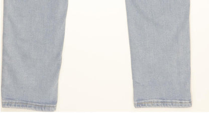 Levi's 721 Blue Skinny Slim Stretch Jeans High Waisted W28 L30