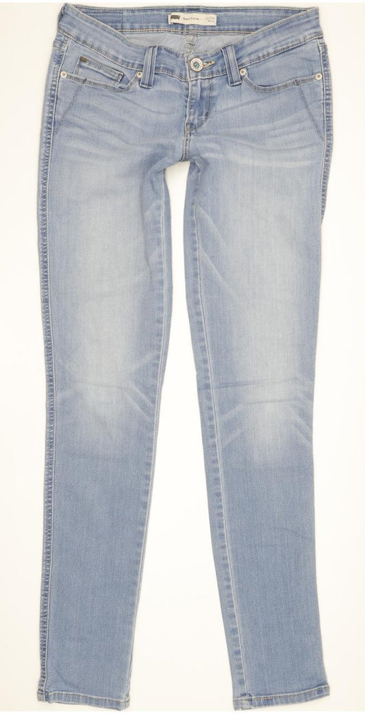 Levi's Demi Curve Women Blue Skinny Slim Stretch Jeans W28 L32