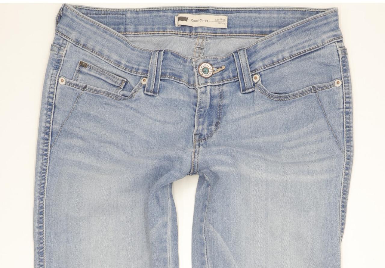 Levi's Demi Curve Women Blue Skinny Slim Stretch Jeans W28 L32