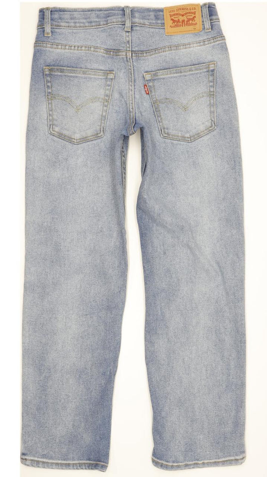 Levi's Kids Blue Tapered Loose Stretch Jeans W26 L27