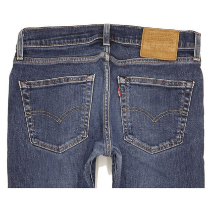 Levi's 511 Men Blue Straight Slim Stretch Jeans W30 L32