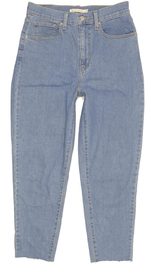 Levi's Blue Skinny Slim Mom Stretch Jeans High Waisted W30 L26
