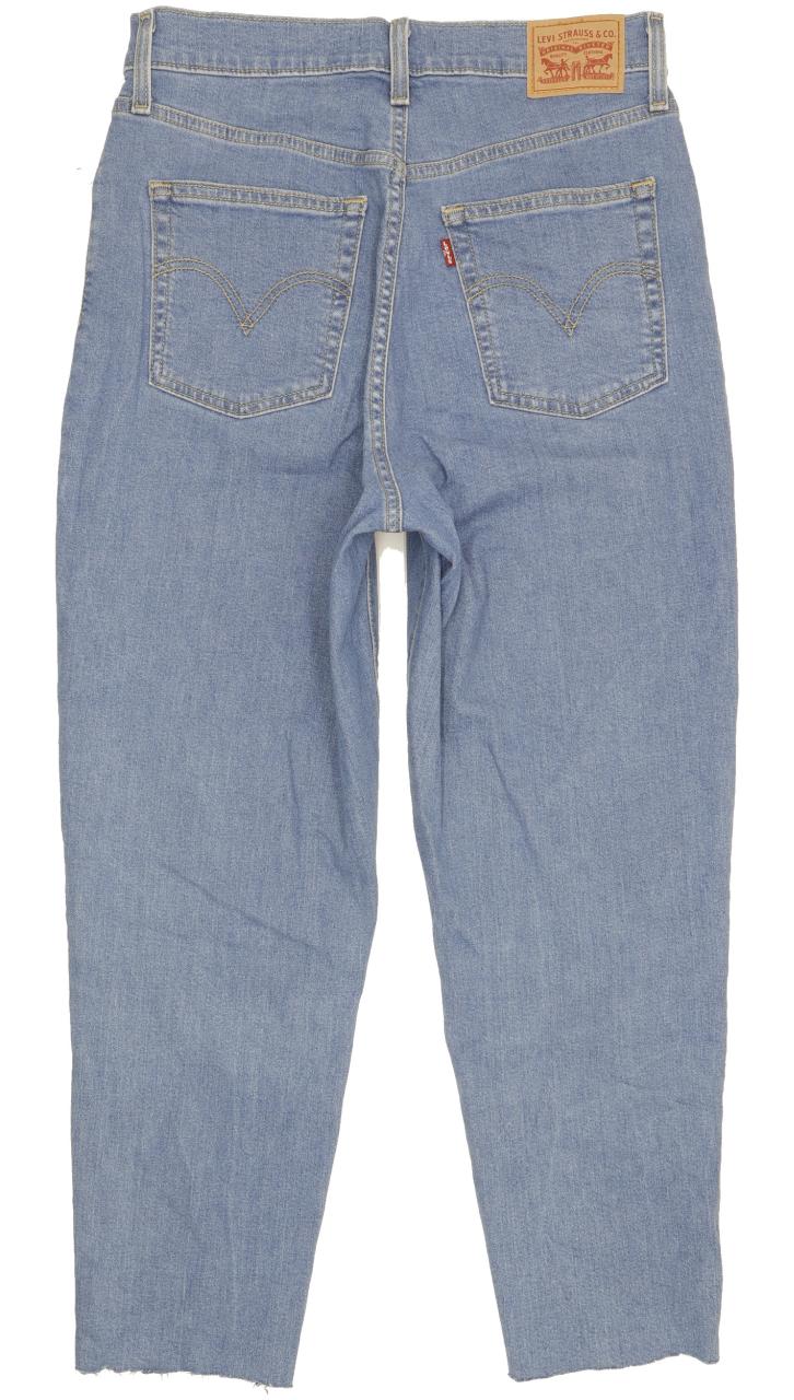 Levi's Blue Skinny Slim Mom Stretch Jeans High Waisted W30 L26