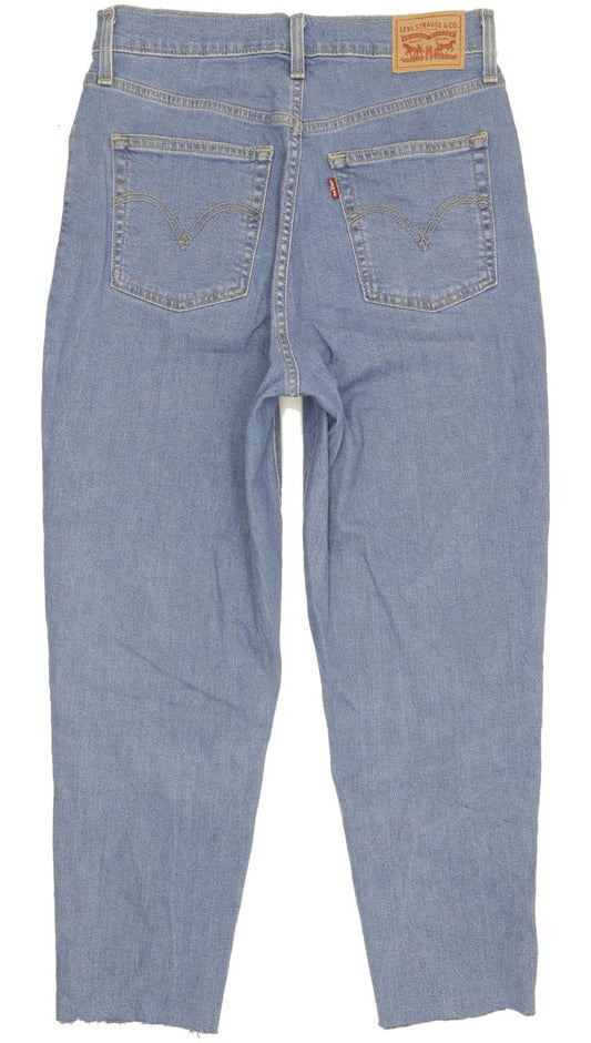 Levi's Blue Skinny Slim Mom Stretch Jeans High Waisted W30 L26