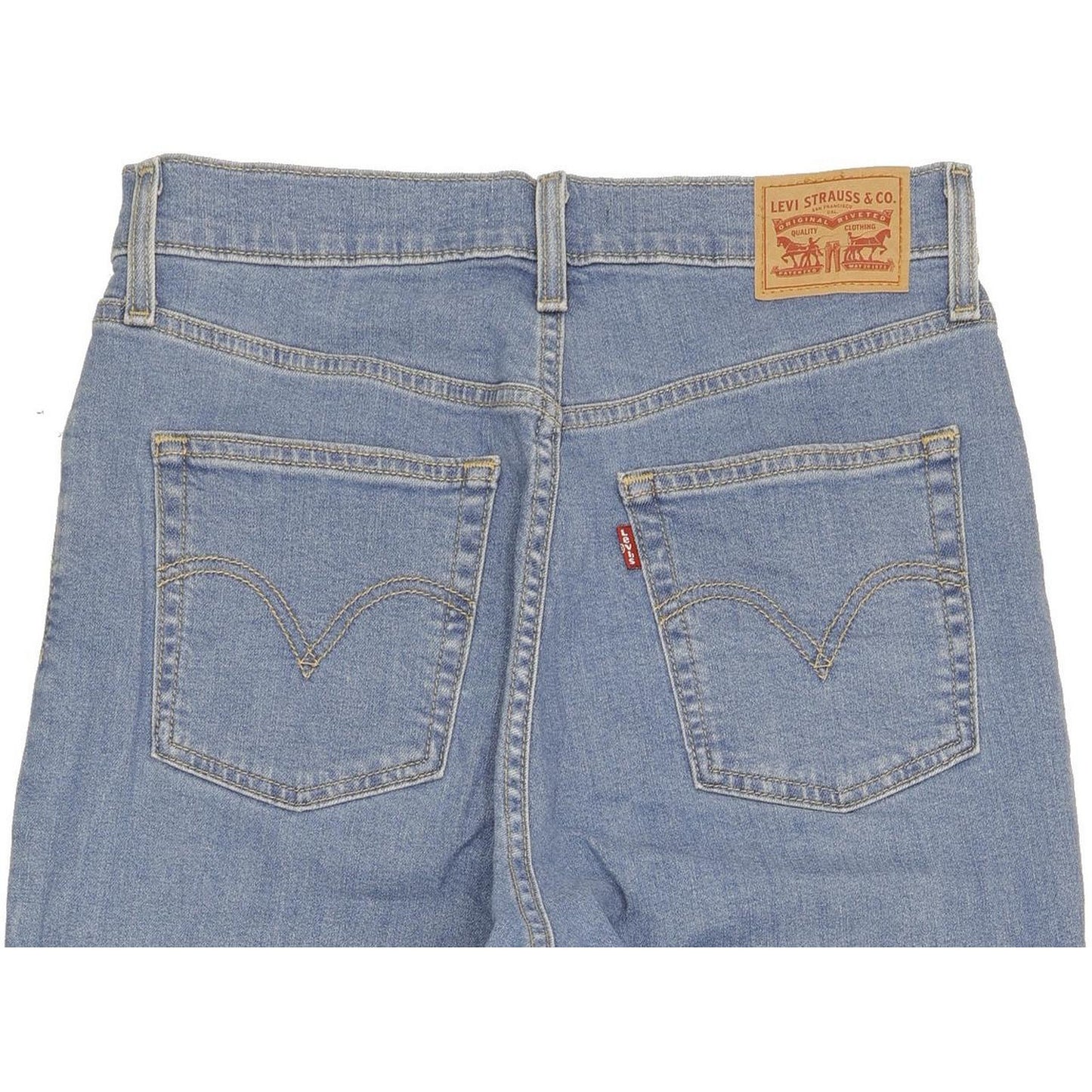 Levi's Blue Skinny Slim Mom Stretch Jeans High Waisted W30 L26