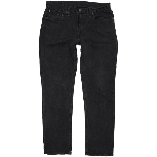 Levi's Men Black Straight Regular Jeans W34 L32
