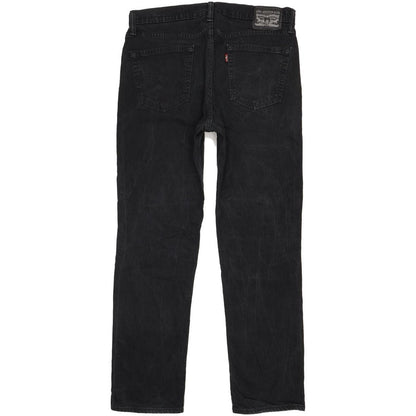 Levi's Men Black Straight Regular Jeans W34 L32