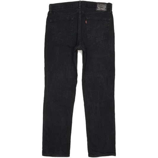 Levi's Men Black Straight Regular Jeans W34 L32