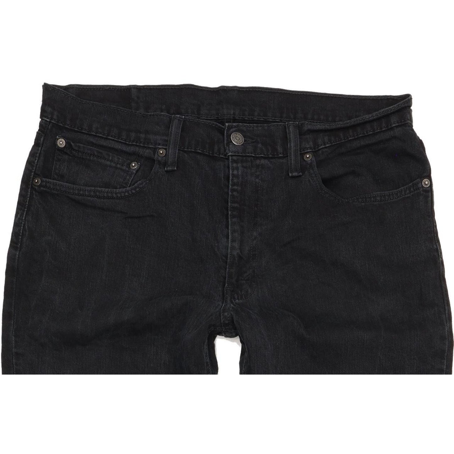 Levi's Men Black Straight Regular Jeans W34 L32