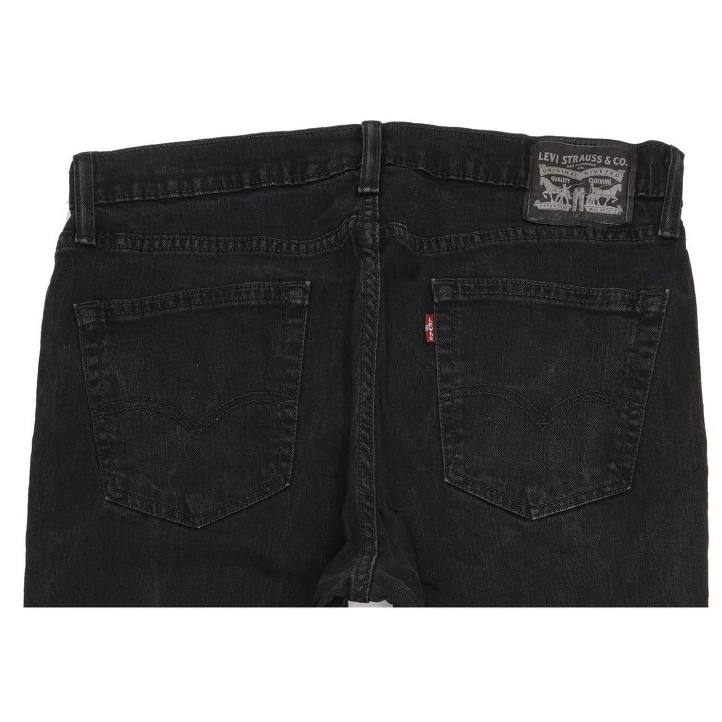 Levi's Men Black Straight Regular Jeans W34 L32