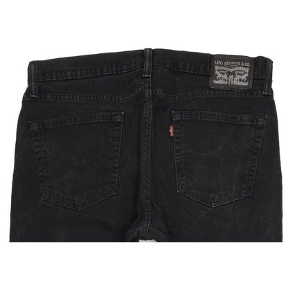 Levi's Men Black Straight Regular Jeans W34 L32