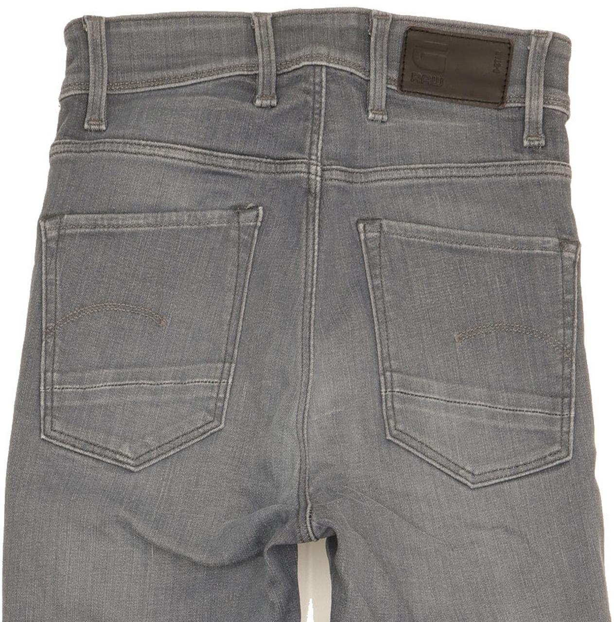 G-Star Kafet Ultra Grey Skinny Slim Stretch Jeans High Waisted W24 L31