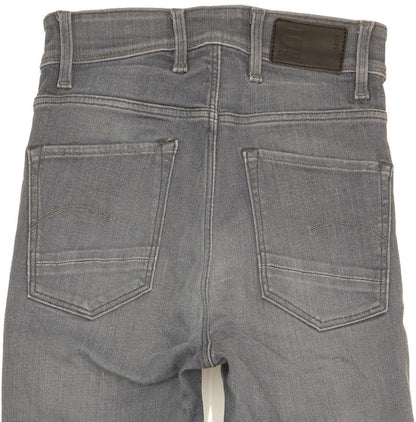 G-Star Kafet Ultra Grey Skinny Slim Stretch Jeans High Waisted W24 L31
