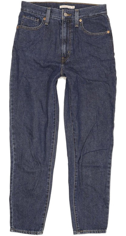 Levi's Blue Tapered Slim Mom Jeans High Waisted W28 L28