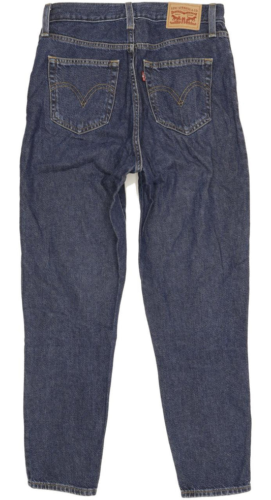 Levi's Blue Tapered Slim Mom Jeans High Waisted W28 L28