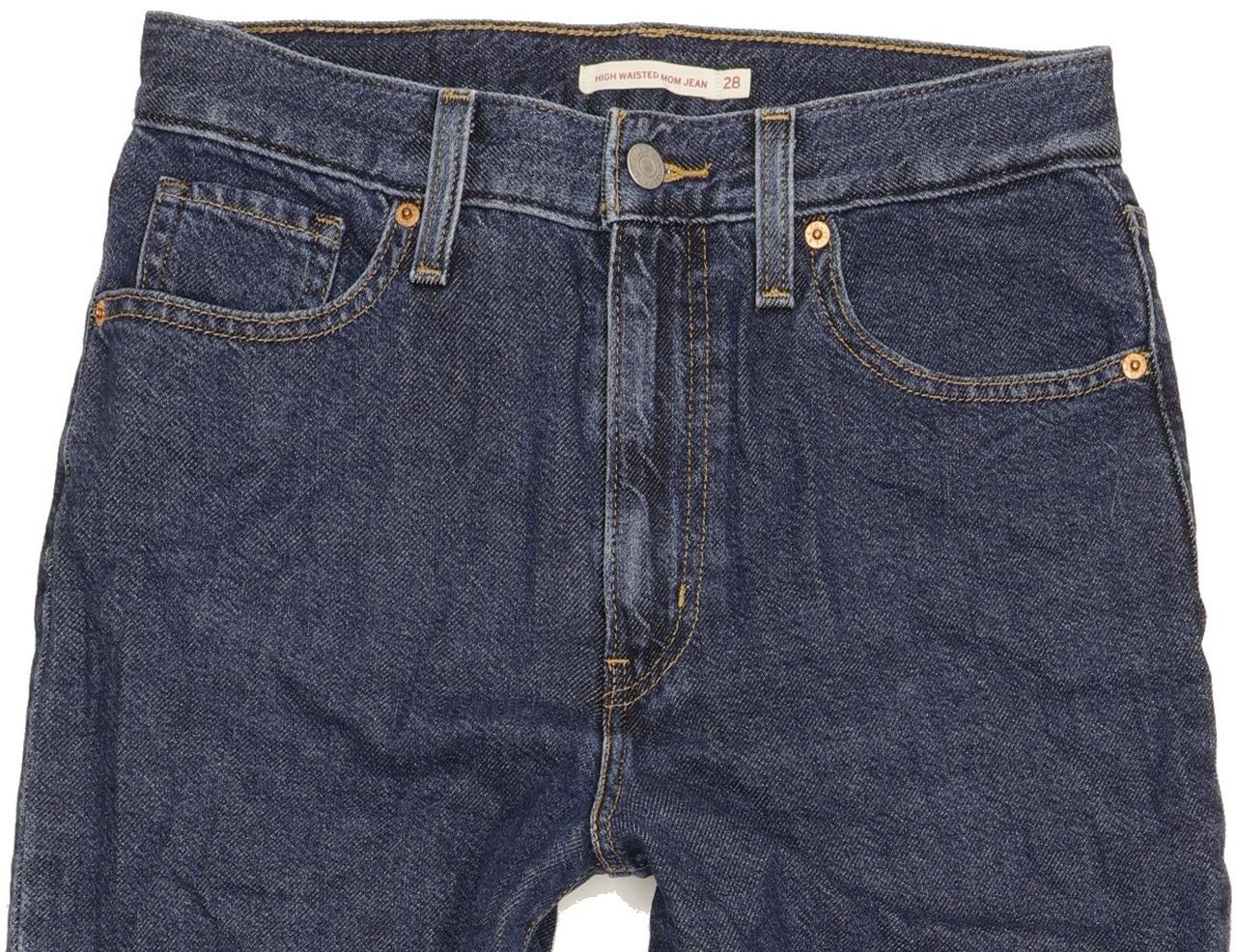Levi's Blue Tapered Slim Mom Jeans High Waisted W28 L28