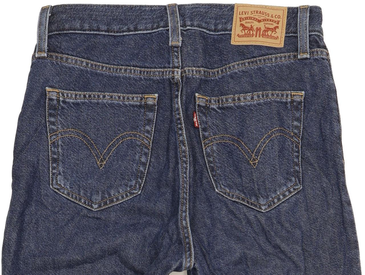 Levi's Blue Tapered Slim Mom Jeans High Waisted W28 L28